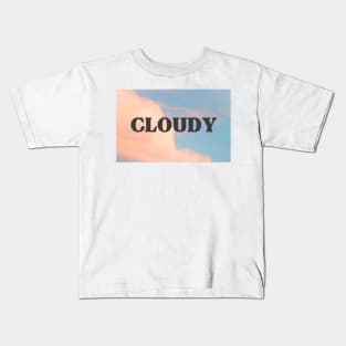 Cloudy with a Chance of Happiness Kids T-Shirt